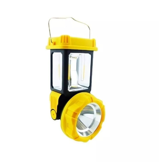 Linterna Solar 2 en 1 HW-1277 – Farol de Camping y Foco Frontal Recargable, Diseño Multifuncional